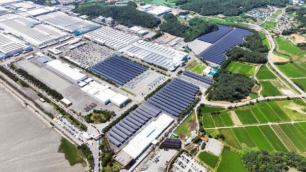 ﻿기아 오토랜드 화성에 설치된 태양광 자체발전 설비 ⓒ기아