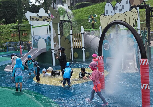 공룡박물관 물놀이장 . 사진/해남군청