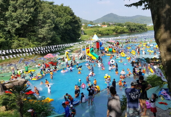물놀이장 동해리 물놀이장. 사진/해남군청