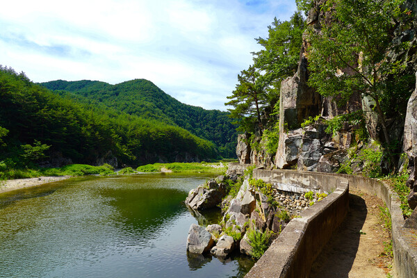 왕피천 봇도랑길.ⓒ울진군
