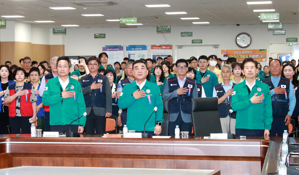 울산시 을지훈련 모습. 사진/울산시