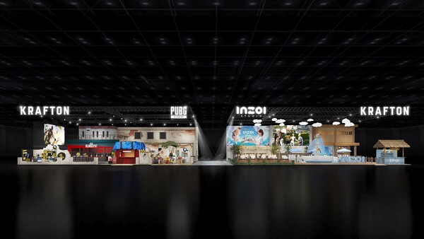 크래프톤 게임스컴 부스 조감도. ⓒ크래프톤