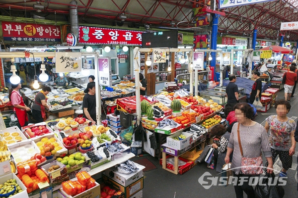 사진은 기사내용과 직접적인 관련없는 국내 전통시장의 모습 / ⓒ시사포커스