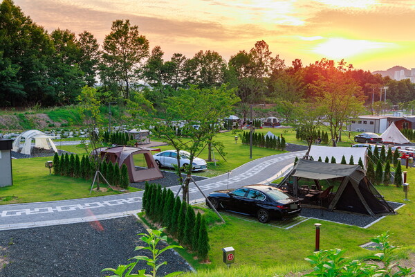 경북도청 신도시에 조성된 패밀리파크장 전경.ⓒ예천군