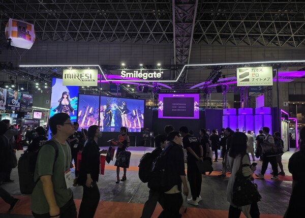 '도쿄게임쇼' 스마일게이트의 부스 전경. ⓒ스마일게이트