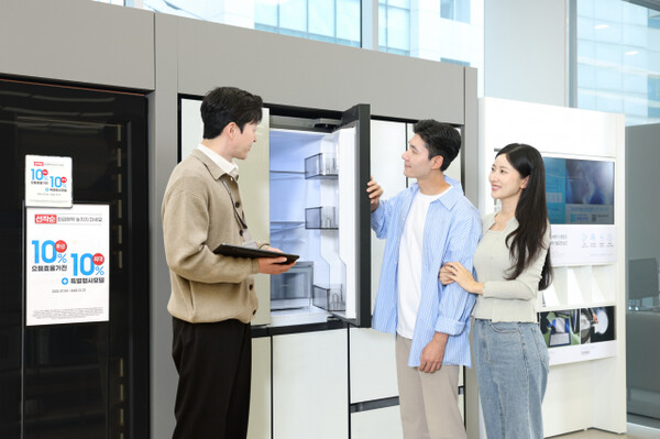 삼성전자의 에너지소비효율 1등급 가전제품 판매가 정부의 '으뜸효율 가전제품 환급사업'에 동참한 지난 2개월간 전년 동기 대비 약 20% 증가했다 ⓒ삼성전자