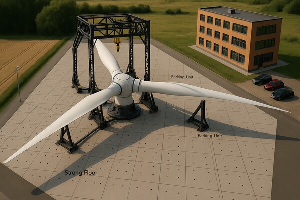 해상풍력 핵심부품 시험센터-피치요 베어링 센터 조감도. 사진/전남도청