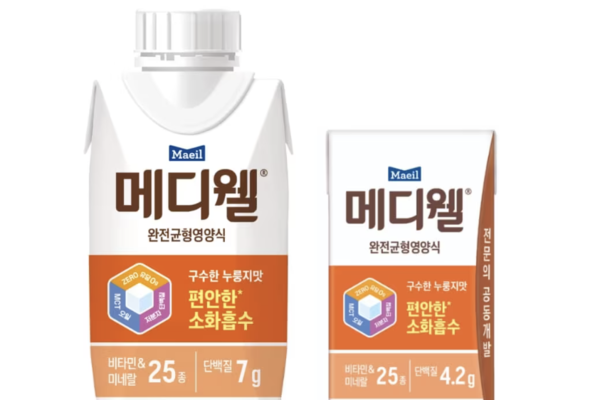 매일유업이 전문의와 협업해 중장년층을 겨냥한 균형영앙식 메디웰 구수한 누룽지맛을 선보였다. ⓒ매일유업