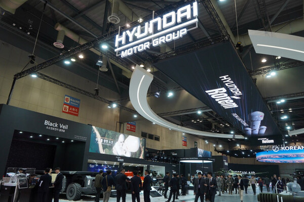 현대로템 ADEX 전시관 전경 ⓒ현대로템