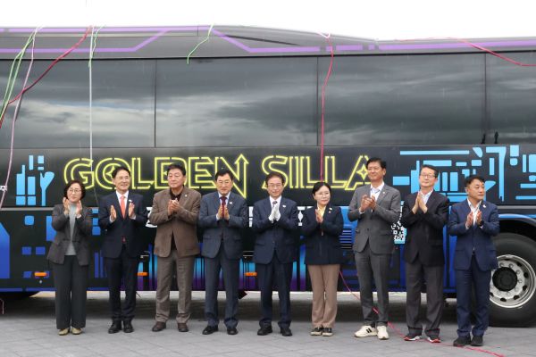 경주시 XR 버스 시연회 모습. 사진/경주시