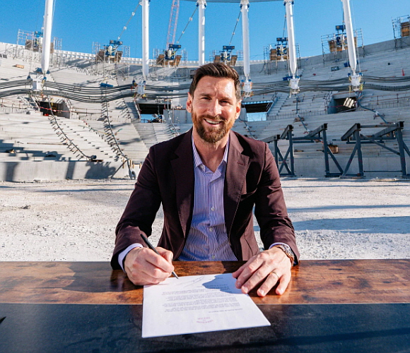 메시, 인터 마이애미와 오는 2028시즌까지 계약기간 연장. ⓒ인터 마이애미