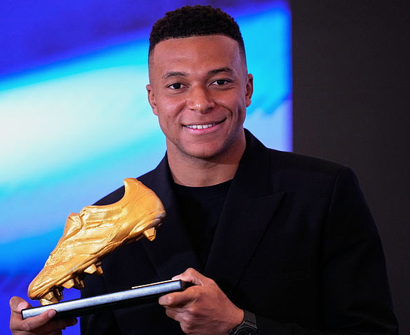 음바페, 2024-2025시즌 유럽 골든 부츠 수상. ⓒAP/뉴시스