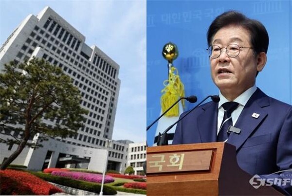서울 서초동 대법원 전경(좌), 이재명 대통령(우). 사진 / ⓒ대법원(좌), 오훈 기자(우)