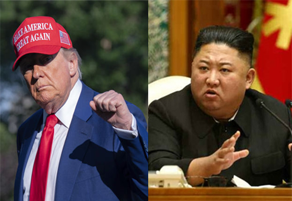 도널드 트럼프 미국 대통령(좌)과 김정은 북한 국무위원장(우). ⓒ뉴시스