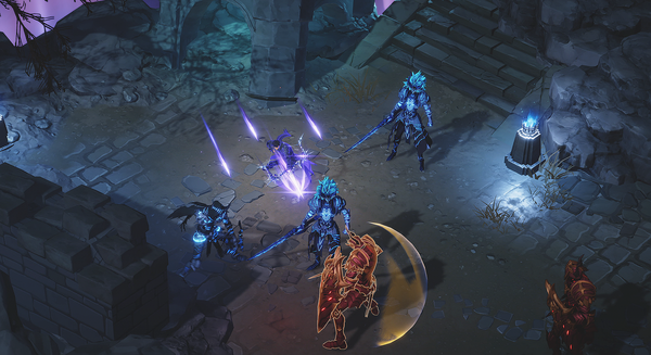 '그림자'를 소환해 전투하는 모습. ⓒ넷마블