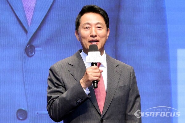 17일 오세훈 서울시장이 인사말을 하고 있다.(2) [사진 / 오훈 기자]