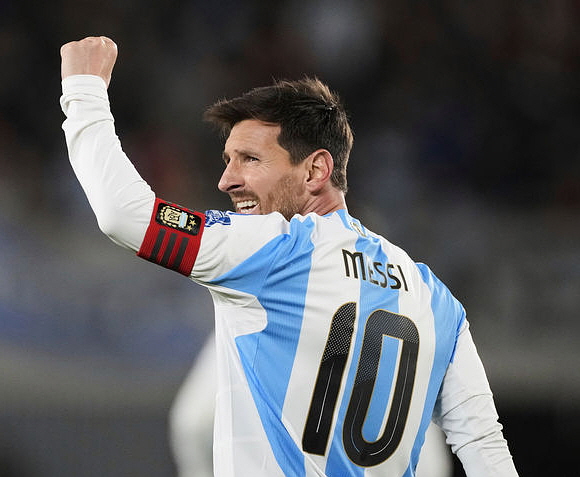 아르헨티나, 메시의 1골 1도움으로 앙골라전 2-0 승리. ⓒAP/뉴시스