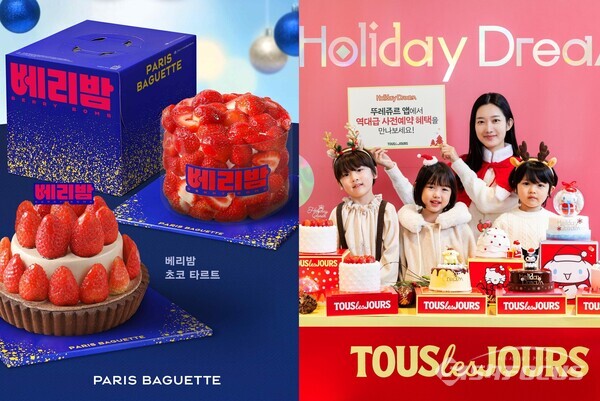 식품업계가 홀리데이 시즌 한정판 케이크  사전예약을 시작했다. ⓒ시사포커스DB