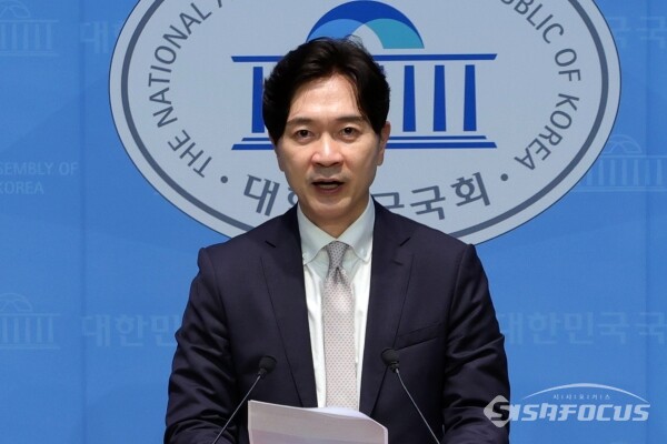 22일 박성훈 수석대변인이 논평을 하고 있다.(1) [사진 / 오훈 기자]