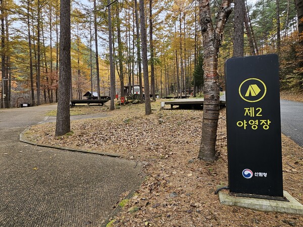 국립청옥산자연휴양림 야영장ⓒ봉화군