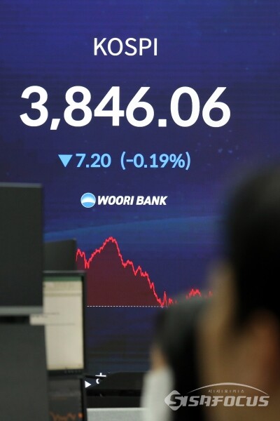 24일 서울 중구 우리은행 딜링룸(2) [사진 / 오훈 기자]