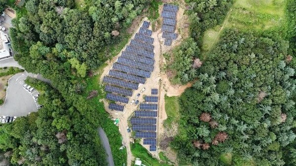 SK이터닉스 ‘솔라파크 춘천 군자1호’ 태양광 발전소 ⓒSK이터닉스