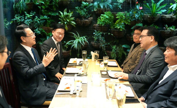 유병서 기획재정부 예산실장 오찬 간담회. 사진/전남도청