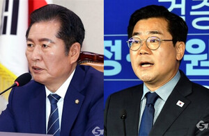 민주 '8·2 전당대회' 후보 등록 시작···<b>정청래</b>·<b>박찬대</b> 2파전 유력